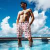 SQPO USA American Flag Mens Swim Trunks with Compression Liner Quick Dry Zipper Pocket Bathing Suit for Beach Summer X-Large view 2