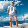 SQPO USA American Flag Mens Swim Trunks with Compression Liner Quick Dry Zipper Pocket Bathing Suit for Beach Summer X-Large view 3