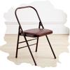 BERWDUXA Pilates Yoga Chair, Foldable Iyengar Yoga Chair, Yoga Special Auxiliary Chair, Home Halter Fitness Inverted Yoga Chair, Folding Chair, Seat Hight 18inch(Brown) view 1