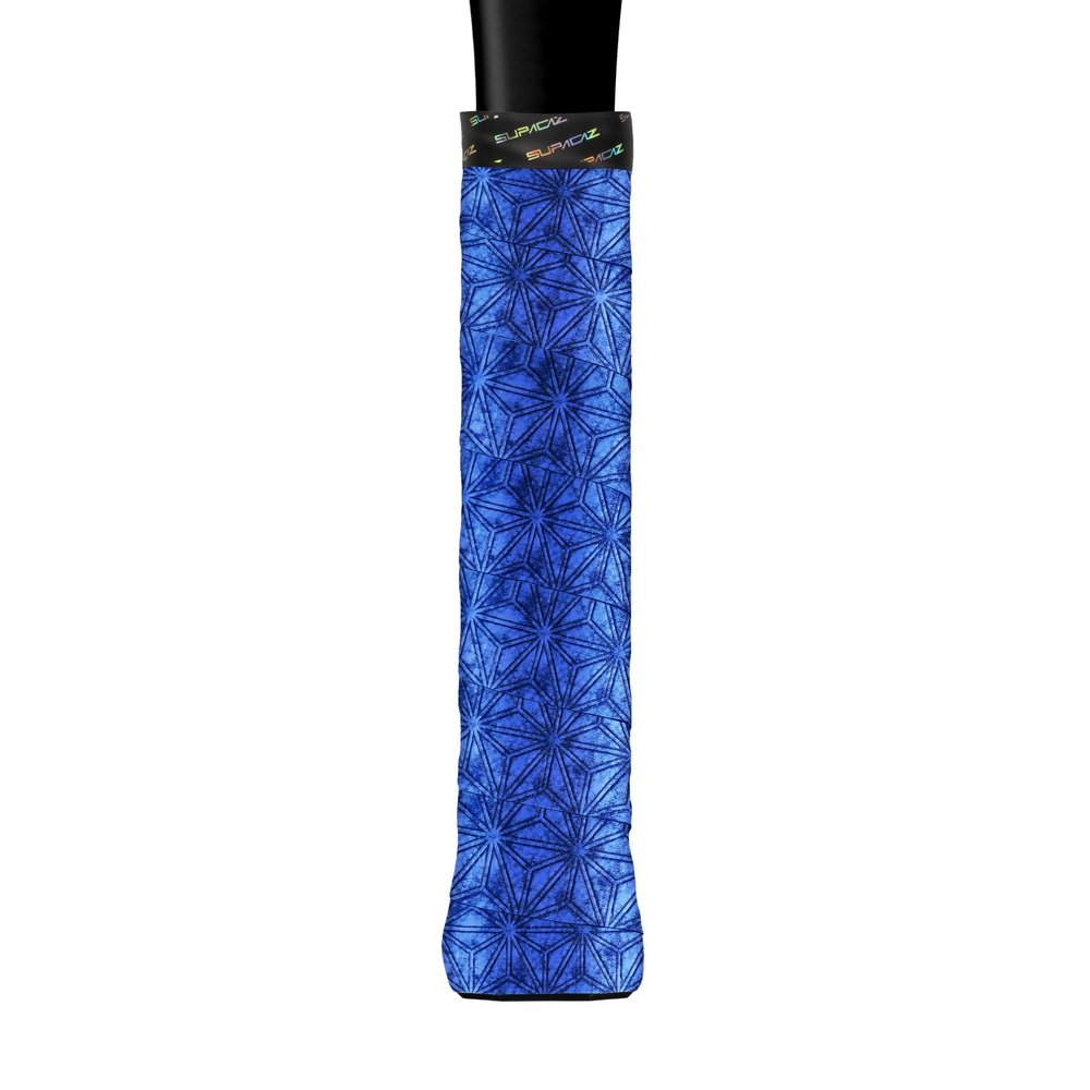 Supacaz SupaSuave - Tennis - Royal Blue - 3pk- Racket Dry Overwrap - Racquet Grip Tape - Over Grip Wrap - 3pk
