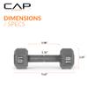 CAP Barbell Cast Iron Hex Dumbbell, Single, 10 lb view 4