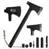 Bushcraft Hatchet - Multi-Tool Camping Hatchet with Firestarter and Saw | Portable Survival Gear | Hiking and Emergency Tools | All-in-One Backpaging Axe for Outdoor Adventures view 1