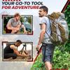 Bushcraft Hatchet - Multi-Tool Camping Hatchet with Firestarter and Saw | Portable Survival Gear | Hiking and Emergency Tools | All-in-One Backpaging Axe for Outdoor Adventures view 2