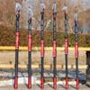 GTOFYU Telescopic Fishing Rod, Carbon Fiber Travel Surf Rod, Spinning Power Lure 2-9Oz, 20-50LB,Extra-Heavy Throwing Surfcasting Baitcasting Pole, Distance Throwing Fishing Rod, 4.2M/14Ft,Red view 4
