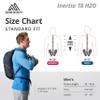 Gregory Inertia 18L H2O Unisex Day Hiking Backpack with included Water Reservoir/Bladder, One Size Fits All, Indigo Blue view 4