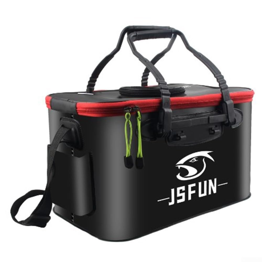 Fishing Bucket, Multifunctional Foldable Portable Fishing Bucket, Fish Bucket are Suitable for Storing Live Fish and Fresh Fish Bait Suitable for Various Outdoor Activities(50cm)