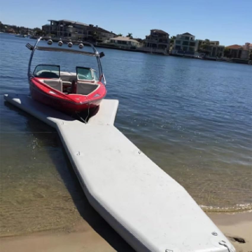 A Floating Inflatable Y Pontoons Dock Platform Station for Boat/Yacht/Jet Ski Amusement Park