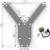 A Floating Inflatable Y Pontoons Dock Platform Station for Boat/Yacht/Jet Ski Amusement Park view 2