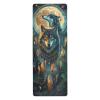 SDMKA Dream Catcher Wolf Yoga Mat for Women Men 71" x 26" Non Slip Exercise & Fitness Mat 1mm Thick Workout Mat for Yoga, Pilates, Come with Storage Bag view 1