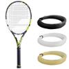 Babolat Pure Aero Tennis Racquet - Strung with 16g Natural Syn Gut at Mid-Range Tension (4 3/8" Grip) view 1