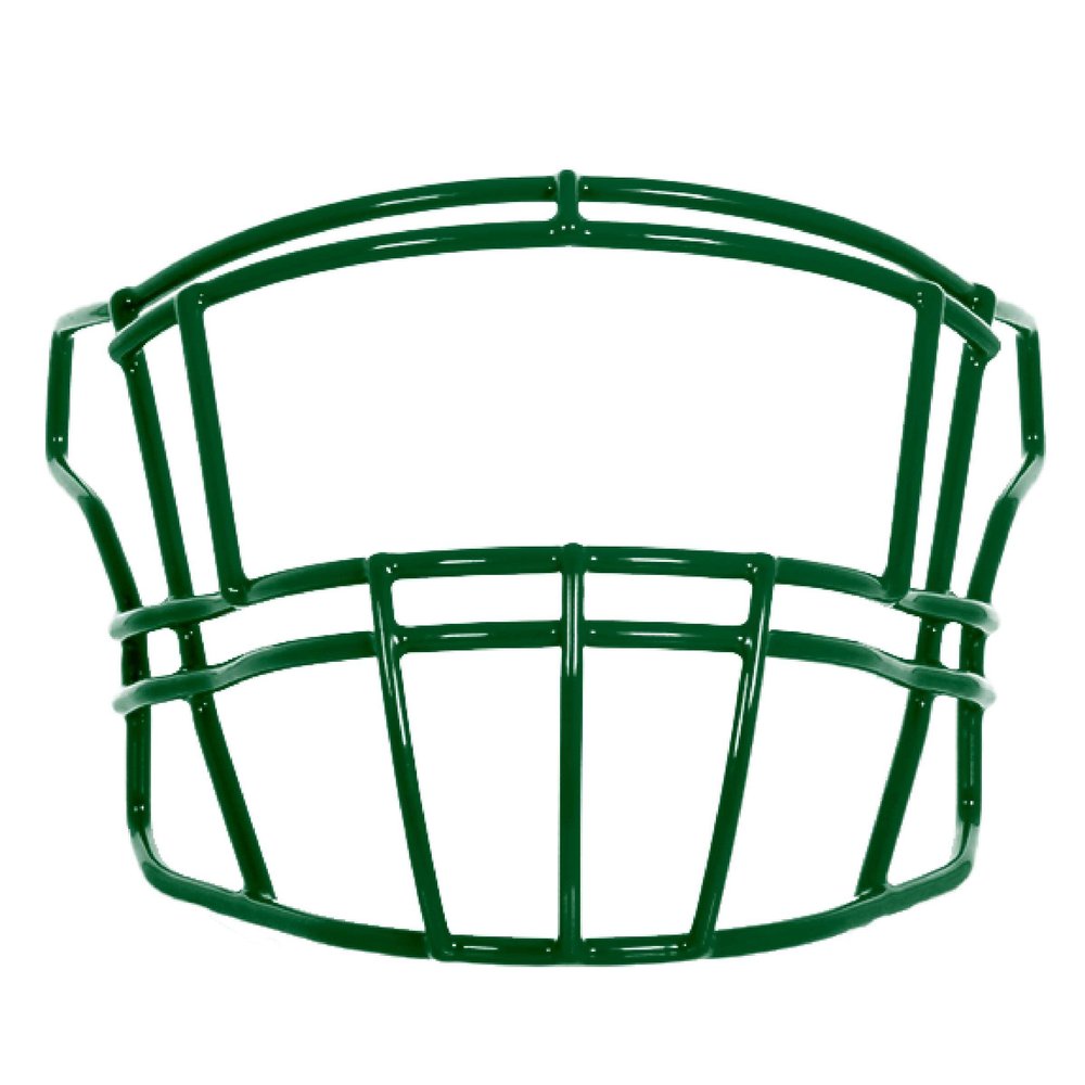 SF-2EG-II for Riddell SpeedFlex + US Flag Helmet Decal - Green Gridiron (Kelly Green)