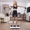 Full Body Vibration Platform Massage Machine Workout Trainer with Bluetooth Music Connection (White) view 4