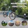 GIDUCTON 26 Inch Folding Mountain Bike, 21 Speed, Dual Disc Brakes, Full Suspension, High-Carbon Steel, for Adults/Men/Women (G4-26inch-Blue) view 2