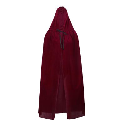Beisto Halloween Cape Hooded Adult Cosplay Costume Witch's Cloak Full Length Christmas Party Cape Wizard Robe Props