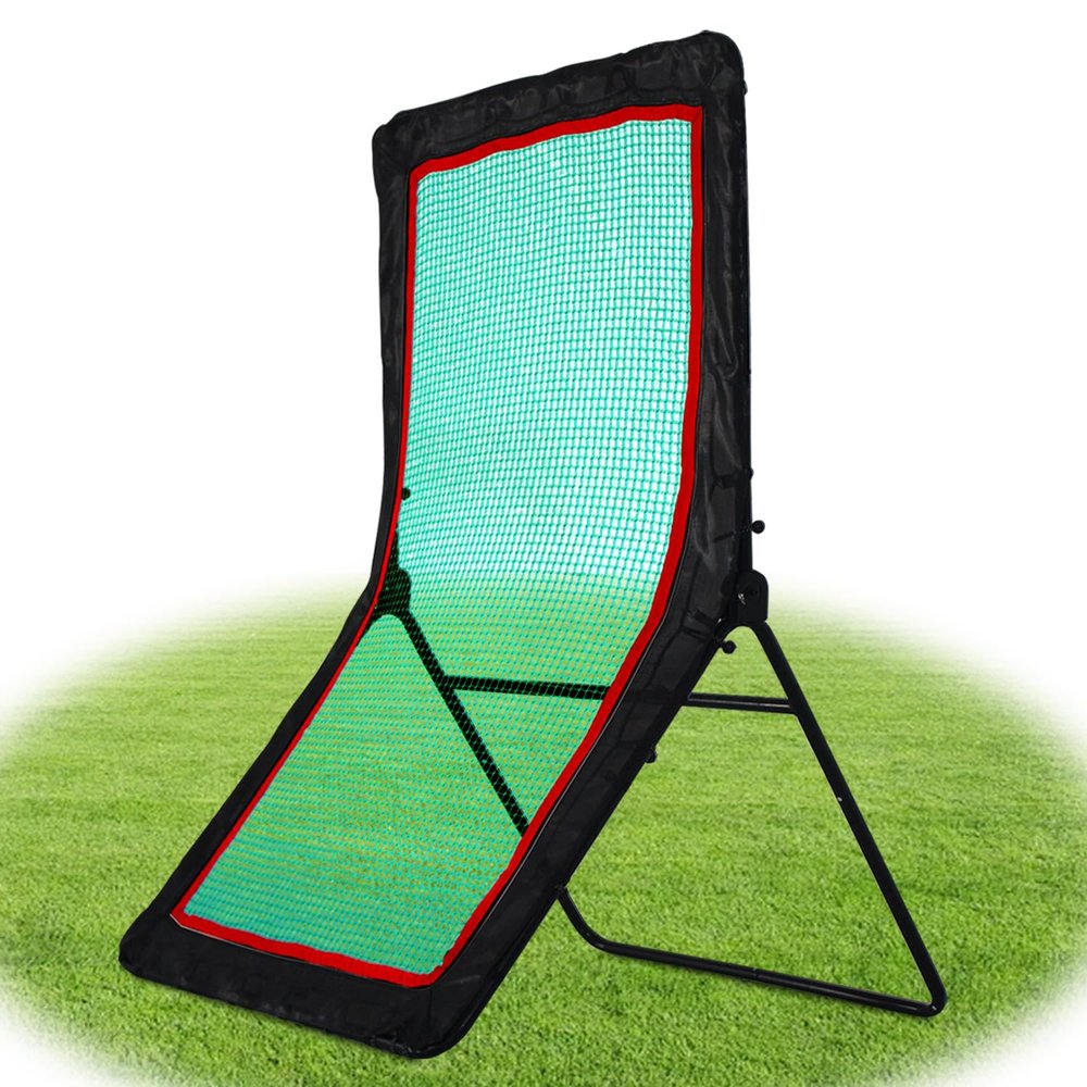 Gagalileo Baseball Rebounder: Bounce Back Net 4x7FT Softball Pitching Practice Backyard Field Indoor Outdoor Pitcher Youth Training
