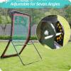 Gagalileo Baseball Rebounder: Bounce Back Net 4x7FT Softball Pitching Practice Backyard Field Indoor Outdoor Pitcher Youth Training view 3