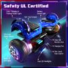SISIGAD Scooter, 6.5" Flash Wheels & Corlorful LED Lights, All for Girls Boys Kids Ages 6+ view 4