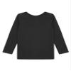 Fldy Kids Girls Fleece Lined Thermal Underwear Tops Long John Base Layer Gymnastics Ballet Dance Undergarments Shirt Thin Type A Black 2-4 Years view 4