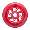 Luminous Inline Wheels Red/Red 125mm 85A 3pk view 1