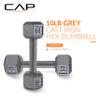 CAP Barbell Cast Iron Hex Dumbbell, Pair, 10 lb view 2