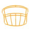 SF-2BDC for Riddell SpeedFlex + US Flag Helmet Decal - Green Gridiron (Green Bay Gold) view 1
