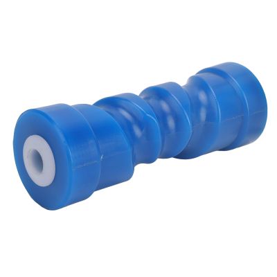 Bnineteenteam Boat Trailer Bow Roller, 8inch Self Centering Keel Roller Bow Stop Heavy Duty PU Trailer Stop 0.67in Center Aperture for Boat Yacht