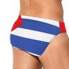 Cuban Flag Mens Swim Briefs Sexy Bikini Swimwear Triangle Swim Shorts Beach Swimsuit Trunk XL view 3