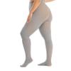 Frola Plus Size Tights for Women Semi Opaque Control Top High Waist Stockings 60 Denier Women's Pantyhose(XX-Langer,Steel) view 3