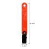 Bnineteenteam Outdoor Reflective Trail Markers, 12 Pcs Reflective Road Signs, Fluorescent PVC Trail Markers, Lightweight Tree Tacks for Hiking, Running, Camping (Orange view 2