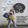 BAUXZOR Skate Bags with Lovely Heart and Star Patterns for Roller Skates, Ice Skates, Quad Skates, Inline Skates, Figure Skates, Skate Accessories for Kids and Adults (Star Black 09) view 4