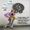 BAUXZOR Skate Bags with Lovely Heart and Star Patterns for Roller Skates, Ice Skates, Quad Skates, Inline Skates, Figure Skates, Skate Accessories for Kids and Adults (Heart Lavender 06) view 4