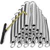 Eurmax USA Universal Easy-to-Assemble 3 Steps Trampoline Ladder and 7 inches Heavy Duty Trampoline Springs view 2