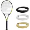 Babolat Pure Aero 98 Tennis Racquet (4 3/8" Grip) Strung with 16g White Syn Gut at Mid-Range Tension view 1