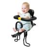 Baby Bike Seat, Aluminum Alloy Child Bike Seat, Retractable Foldable Front Mounted Child Bike Seat with with Foot Pedal and Adjusting Belt Buckle for Hybrid Cruiser Bicycles and City Bicycles view 1