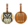 ZhanMg Brown Golf Tees Organizer Bag  Versatile Cute Owl Belt Clip Bag for Golf Carry  Perfect Portable Protection on The Court. view 2