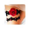 Miaband Wedding Garters 2Pcs Black Rhinestones Garters Belt Elegant Lace Bridal Leg Garters Bridal Bridesmaids Accessories for Women view 1