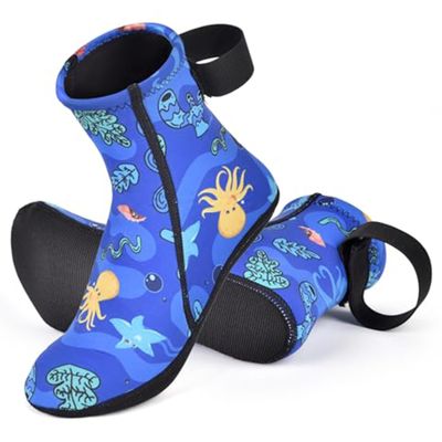 Dive Socks, Thermal Insulated Kids Neoprene Socks, Anti-Slip Anti-Scratch Water Sand Socks for Diving, Snorkeling, Surfing, Water Sports, Neoprene Socks Kids