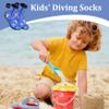 Dive Socks, Thermal Insulated Kids Neoprene Socks, Anti-Slip Anti-Scratch Water Sand Socks for Diving, Snorkeling, Surfing, Water Sports, Neoprene Socks Kids view 2