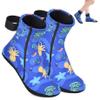 Dive Socks, Thermal Insulated Kids Neoprene Socks, Anti-Slip Anti-Scratch Water Sand Socks for Diving, Snorkeling, Surfing, Water Sports, Neoprene Socks Kids view 3