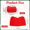 Abbylike Christmas Horse Saddle Pad Red Saddle Pad Santa Saddle Pad with Faux Fur Trim for Horses Under Saddle, Dressage, Jumping & Training view 2