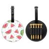 ZhanMg Black Golf Tees Organizer Bag  Versatile Watermelon fresh fruit Belt Clip Bag for Golf Carry  Perfect Portable Protection on The Court. view 2