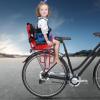 Kids Bike Seat, Soft Saddle Aluminum Alloy Toddler Bike Seat, Rear Mounted Child Bike Seat with Foot Pedal and Adjusting Belt Buckle Suitable for Hybrid Cruiser Bicycles and City Bicycles (Red) view 3