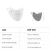 OHRAIN Sun Protection Face Cover UPF50+ Women Eye Protection Breathable Face Covering Balaclava Sun Protection White view 2