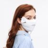 OHRAIN Sun Protection Face Cover UPF50+ Women Eye Protection Breathable Face Covering Balaclava Sun Protection White view 3