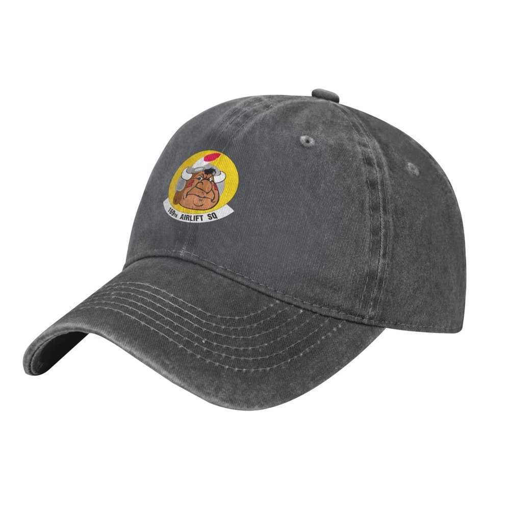 169th Airlift Squadron Insignia Afd-080129-092 Baseball Cap Women Men Hat Vintage Trucker Sun Hat Dad Cowboy Hats Deep Heather