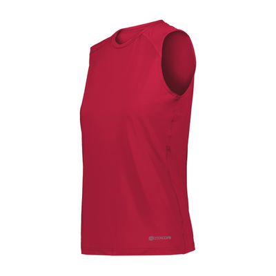 High Five Women's Truhit Sleeveless Jersey, Scarlet, XS