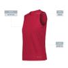 High Five Women's Truhit Sleeveless Jersey, Scarlet, XS view 4