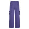 Rkwins Cargo Pants for Men Big and Tall Athletic Pants Loose Baggy Pants Straight Leg Sweatpants Outdoor Hiking Pants C-Purple view 2