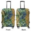 Travel Luggage Cover Suitcase Cover Suitcase Protector Animal Leopard Print Jungle Luggage Covers Washable Baggage Cover Elastic Anti-Scratch Suitcase Case Protector for Adult Personalized Suitcase Co view 3
