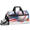Custom Large Duffel Bags for Men Women Overnight Bags Adults Gym Duffel Bag for Training Soccer Swim Yoga Travel Flag view 1